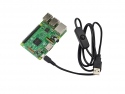 USB Connection Cable USB A <-> USB C 1 meter with switch black